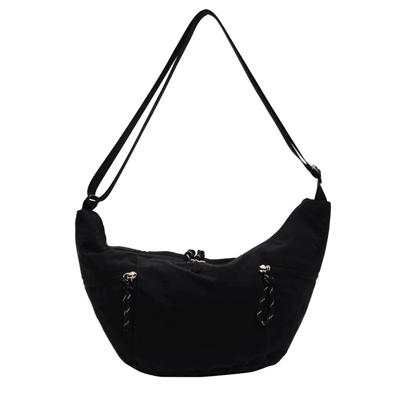 Practical shoulder bag with external zip pockets Kalsten