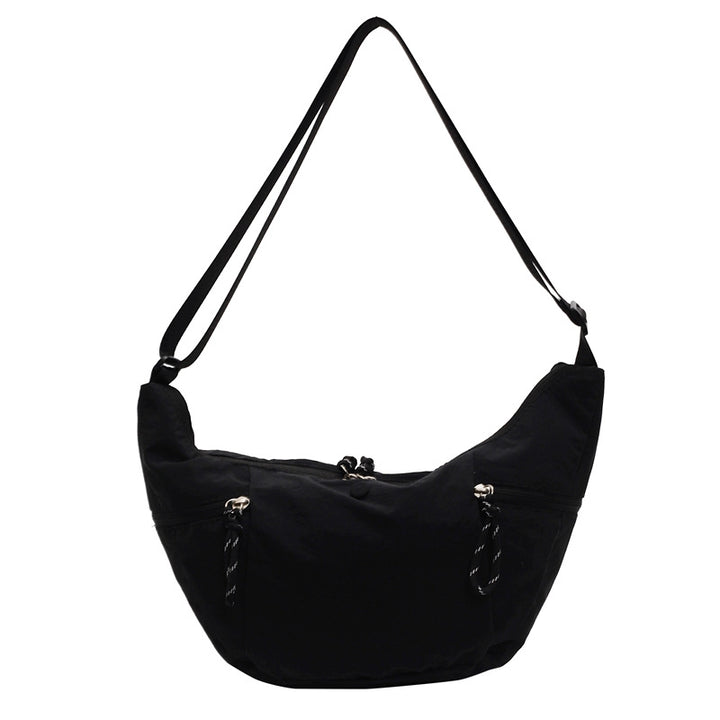 Practical shoulder bag with external zip pockets Kalsten