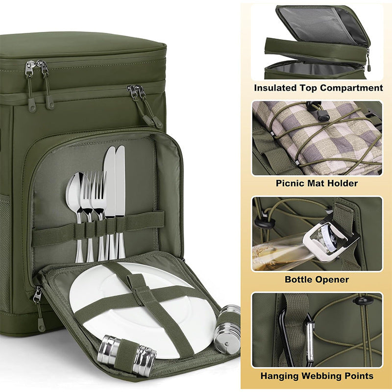 Insulated multipurpose backpack with ergonomic carrying system Kalsten