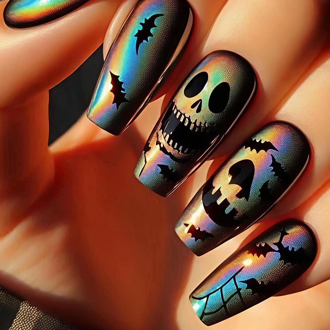 Creative Halloween-Themed Nail Art Kalsten