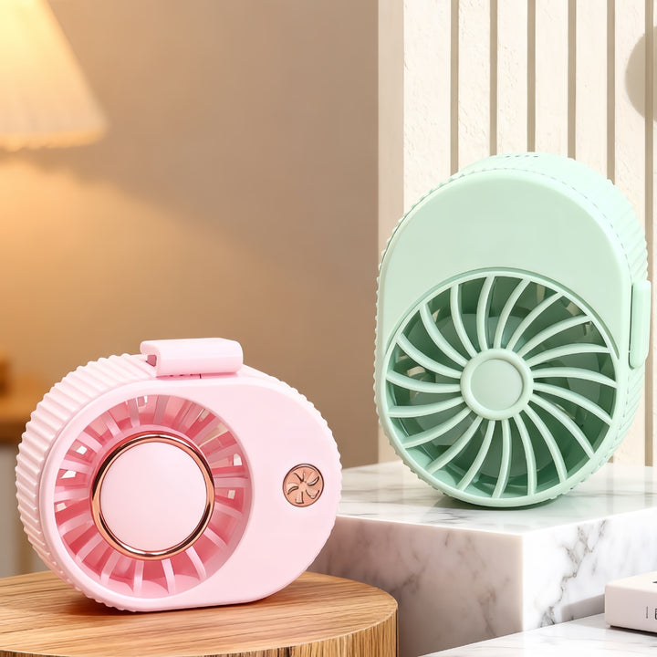 Women portable mini fan with adjustable tilt and USB connection Kalsten