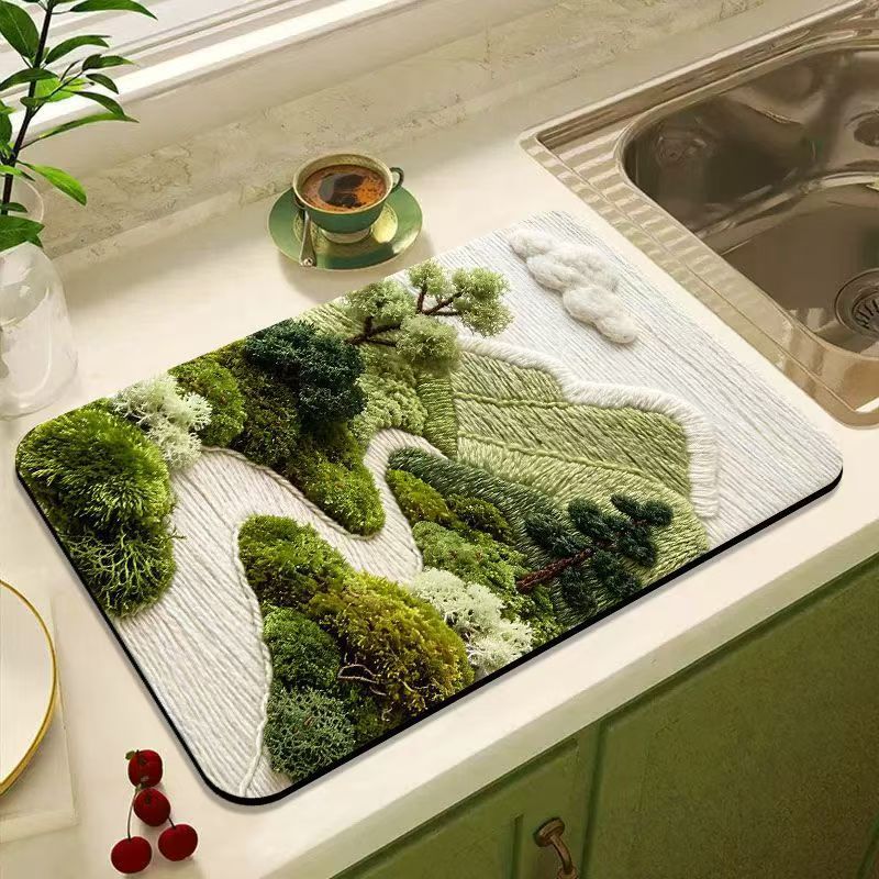 Stylish Abstract Kitchen Mat
