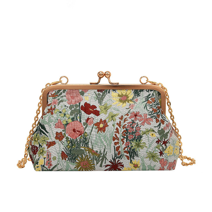 Decorative Floral Clutch