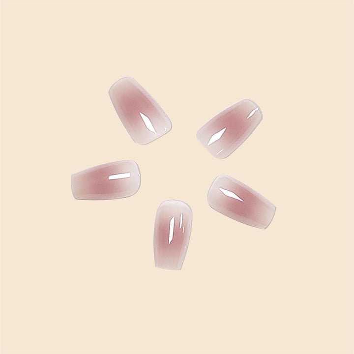Elegant Ombre Gel Nail Extensions