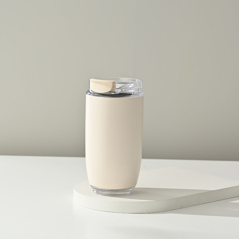 Ladies Insulated Mug with Flip Lid and Non-Slip Silicone Surface Kalsten