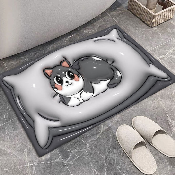 Soft Paw Print Bath Mat Kalsten