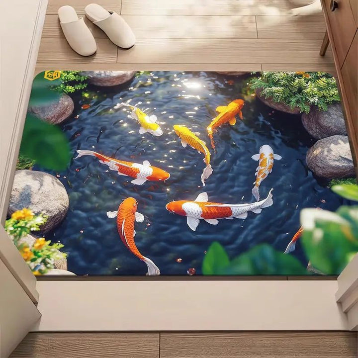Abstract Floor Mat