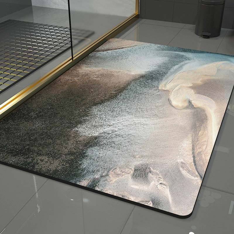 Abstract Wave Pattern Area Mat Kalsten