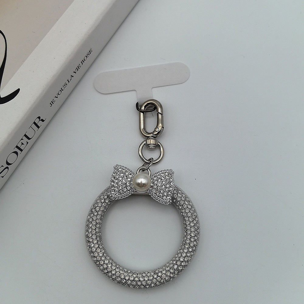 Elegant Rhinestone Bow Keychain Kalsten