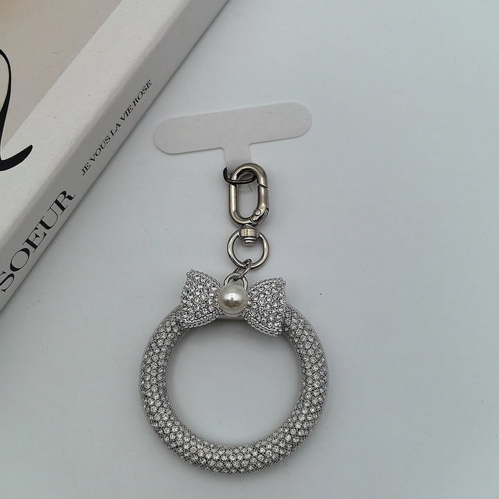 Elegant Rhinestone Bow Keychain Kalsten