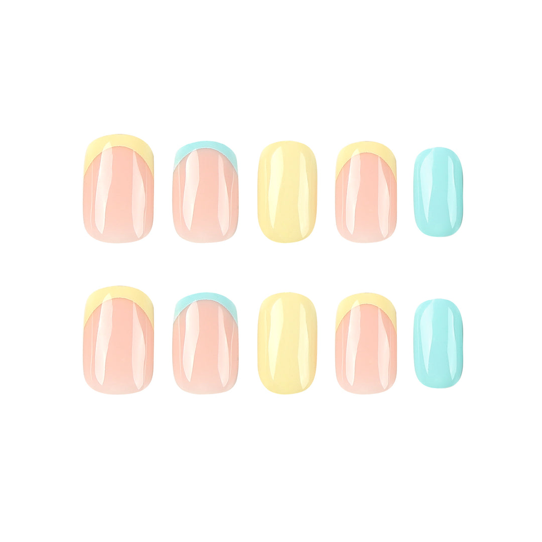 Artful Nail Art with Colorful Tips Kalsten