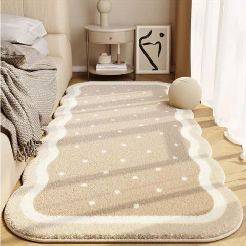Plush Dotted Area Rug Kalsten