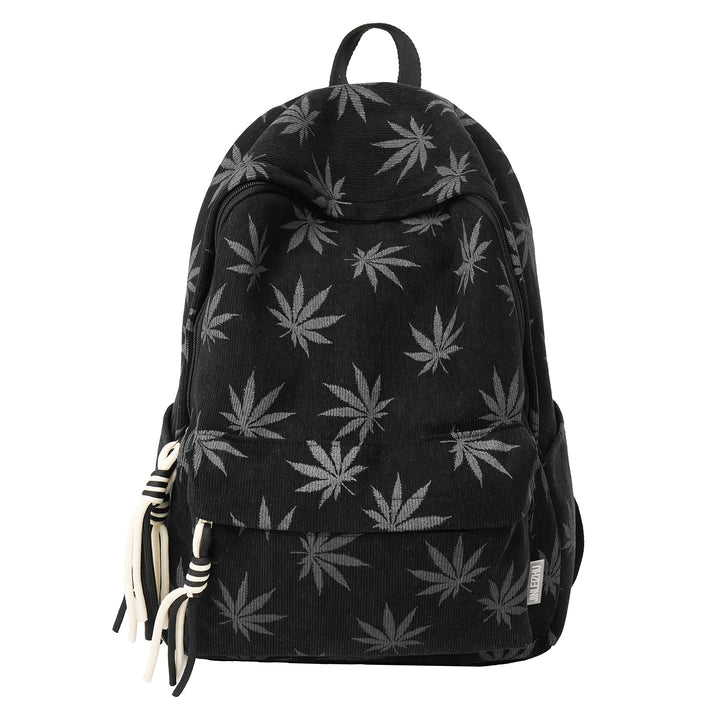 Stylish Leaf-Patterned Backpack Kalsten