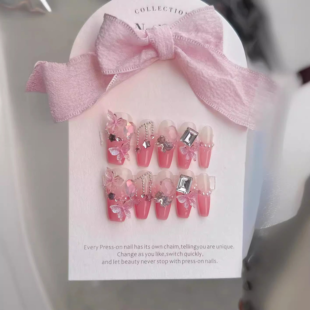 Decorative Press-On Nail Art Set 1790731540