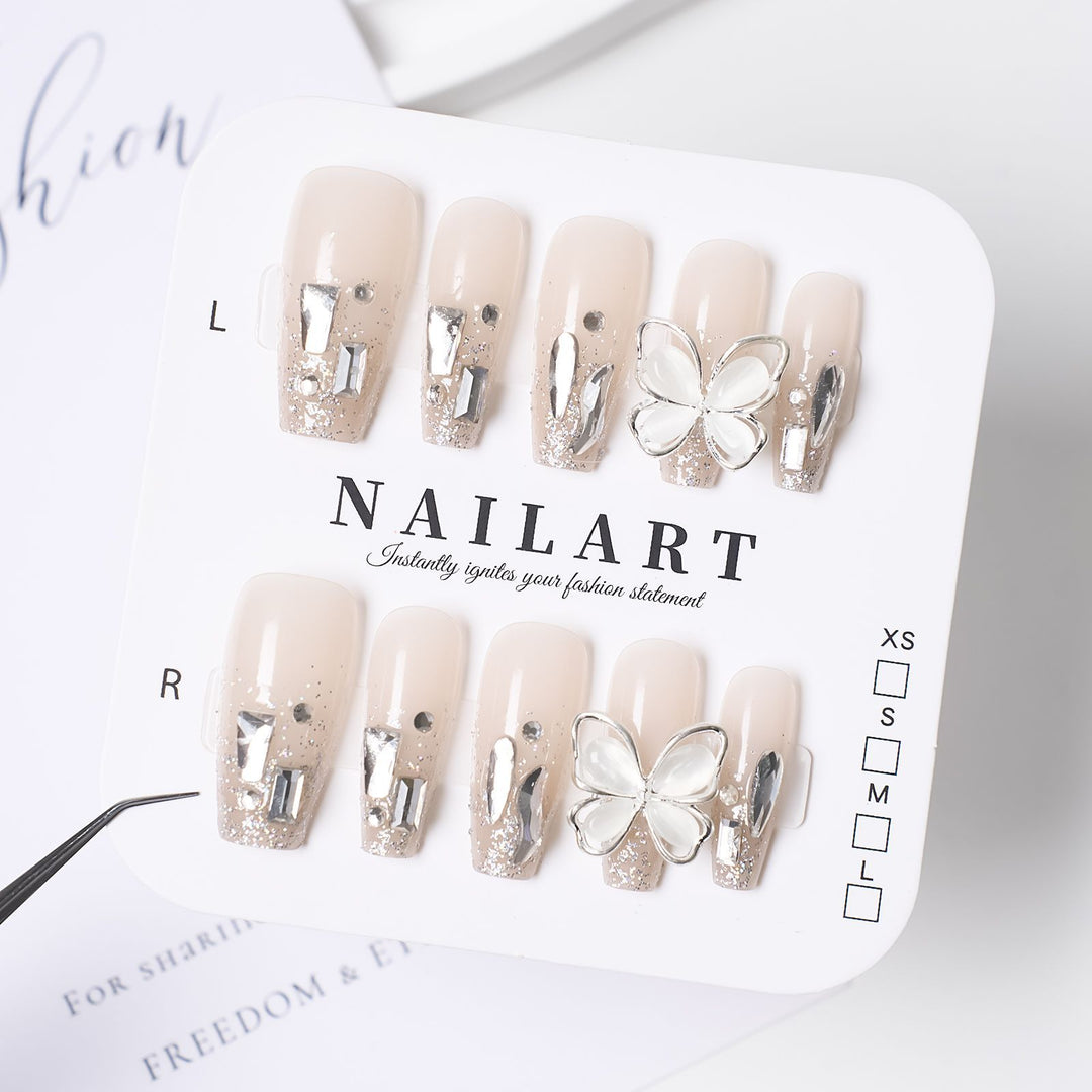 Floral Art Press-On Nail Set Kalsten