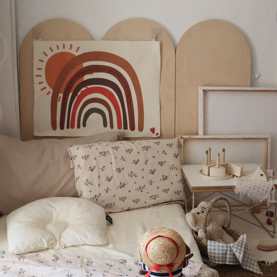 Retro Rainbow Cotton Wall Hanging Tapestry
