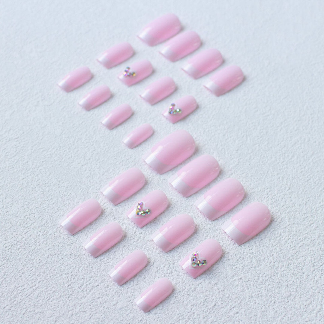 Elegant French Tip Acrylic Nail Art Kit  1790958233