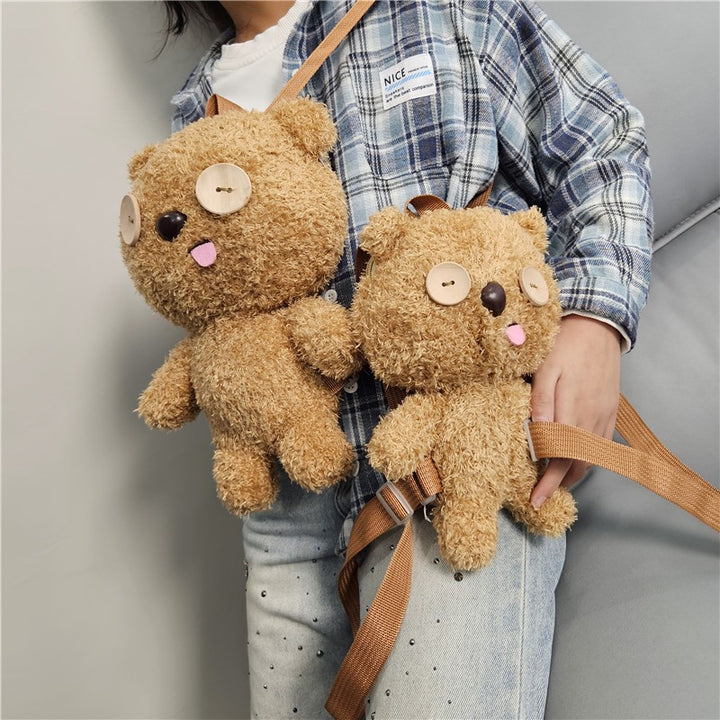 Cute Cuddly Backpack with Bear Motif Kalsten