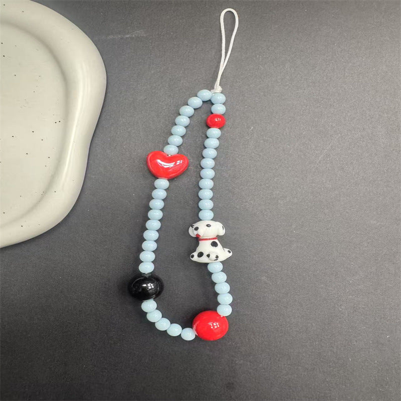 Beaded Pet-Themed Charm Necklace Kalsten