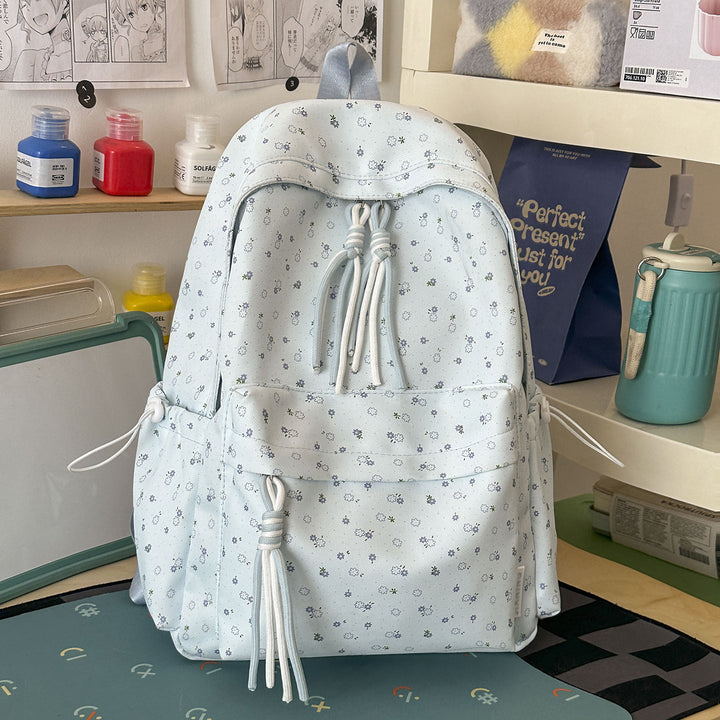 Cute Floral-Embellished Daypack Kalsten