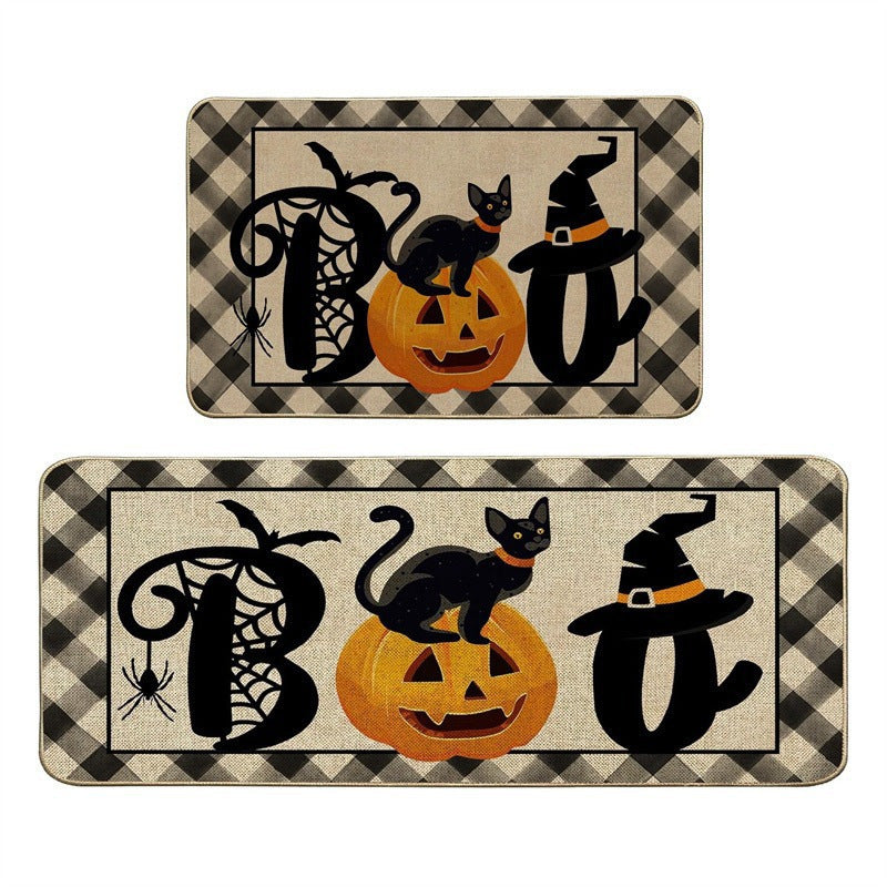 Halloween Themed Kitchen Mat Set