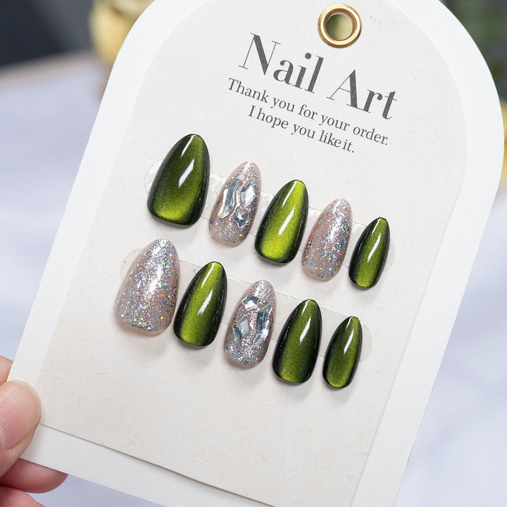 High Shine Press-On Nail Art