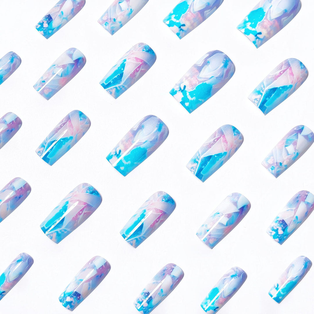 Artistic Geometric Nail Art Kalsten