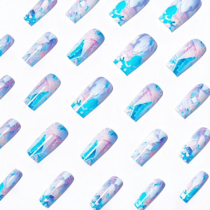 Artistic Geometric Nail Art Kalsten