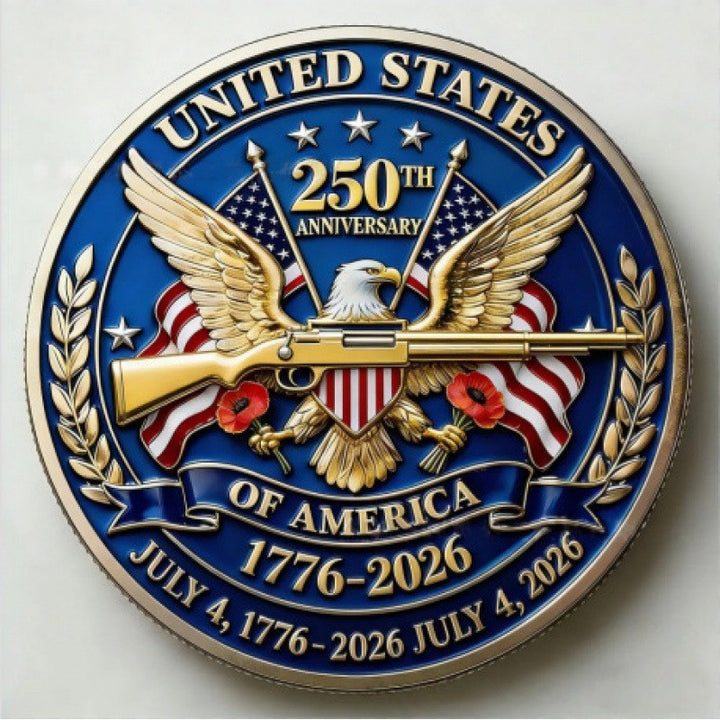 Unisex nan Semiquincentennial commemorative challenge coin medallion Kalsten