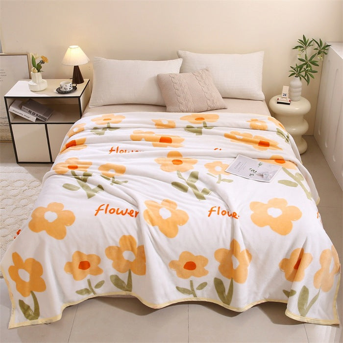 Women soft plush blanket with playful design Kalsten