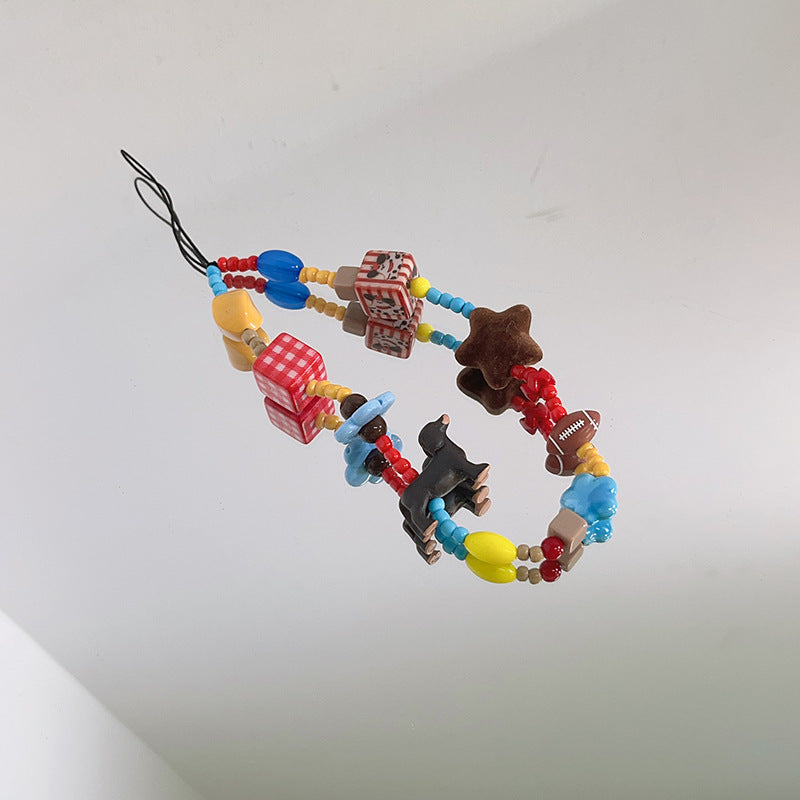 Playful Themed Beaded Necklace Kalsten