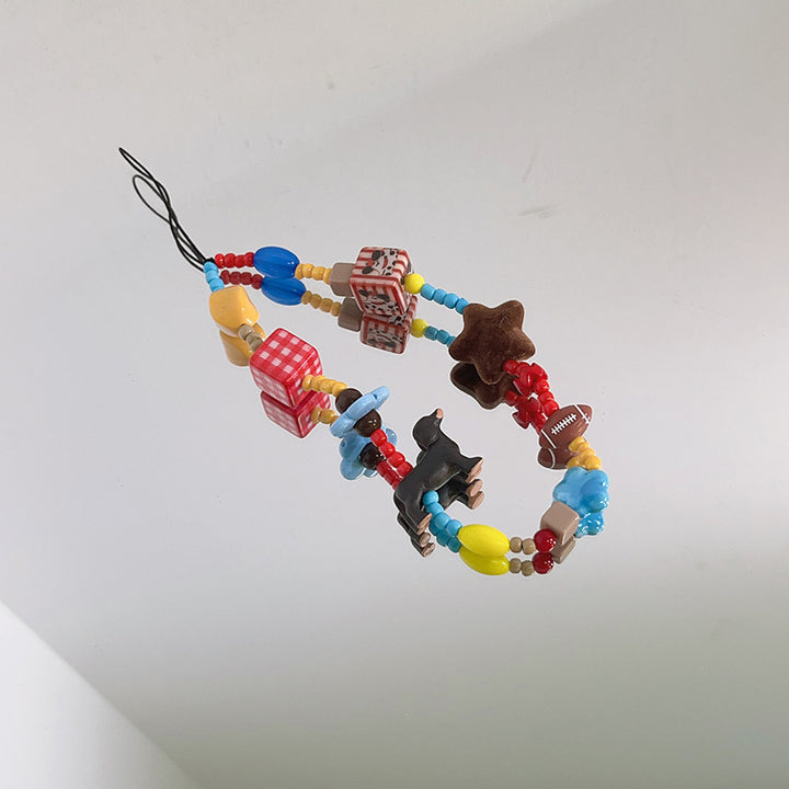 Playful Themed Beaded Necklace Kalsten