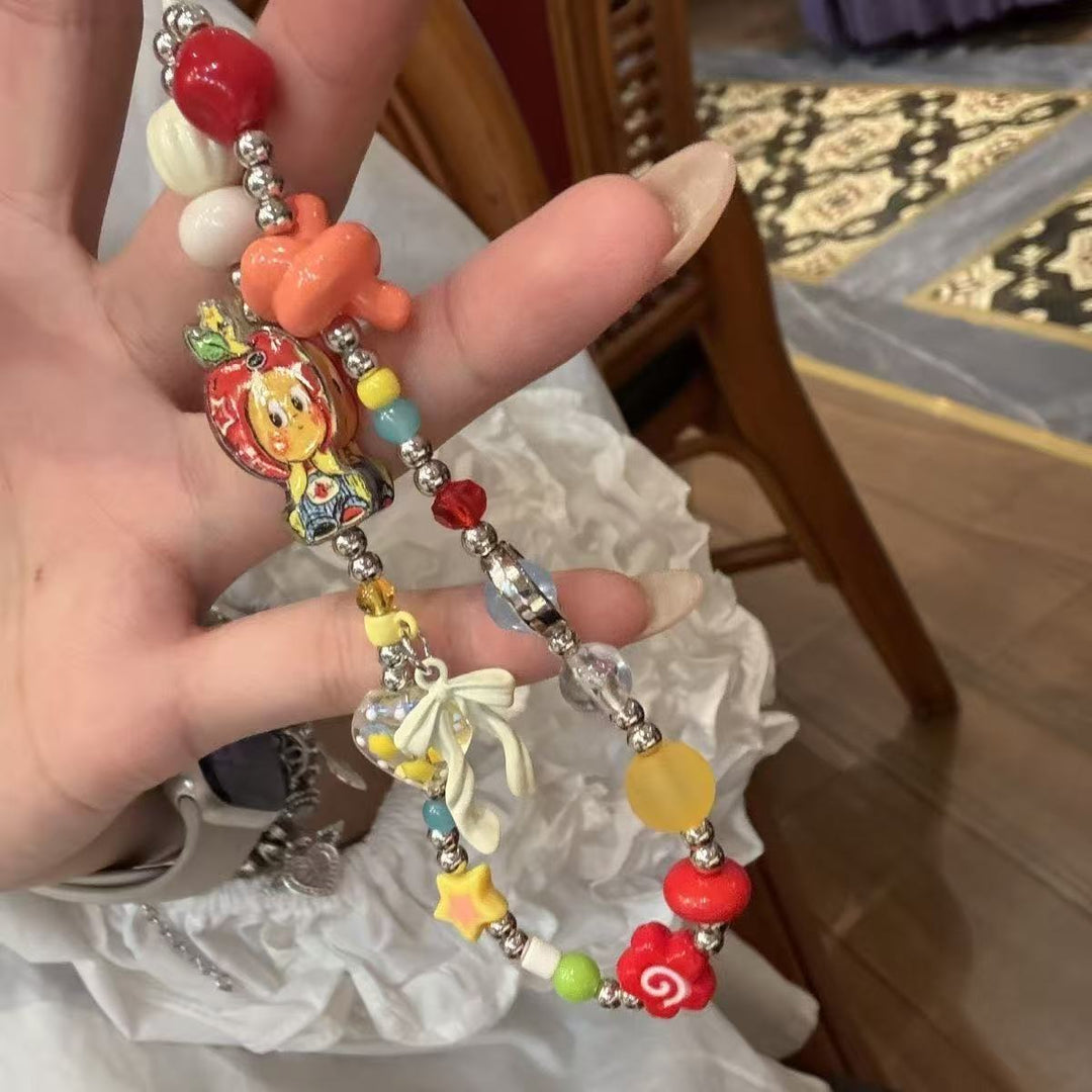 Fun-Themed Beaded Charm Eyewear Lanyard Kalsten