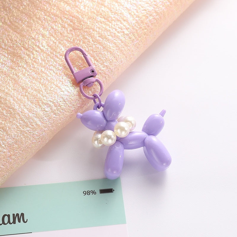 Playful keychain with balloon dog and beads Kalsten