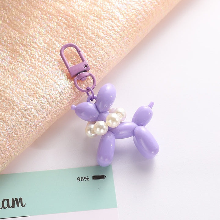 Playful keychain with balloon dog and beads Kalsten