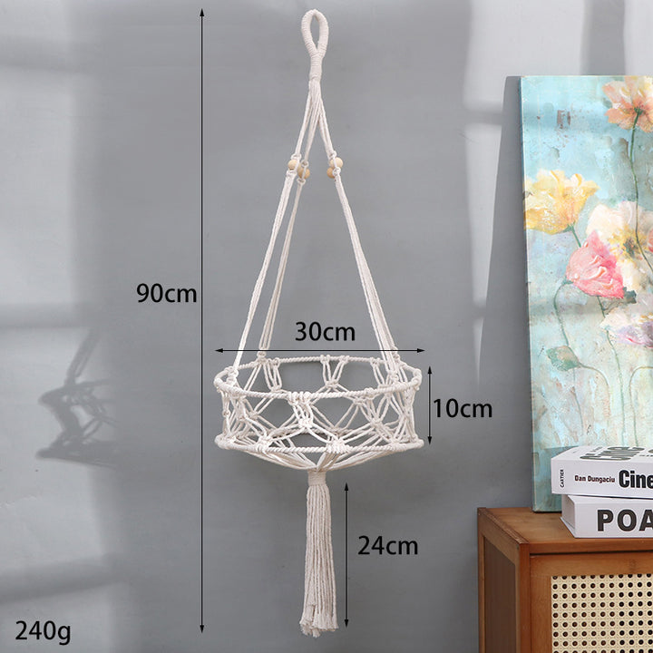 Decorative Macrame Hanging Basket Kalsten
