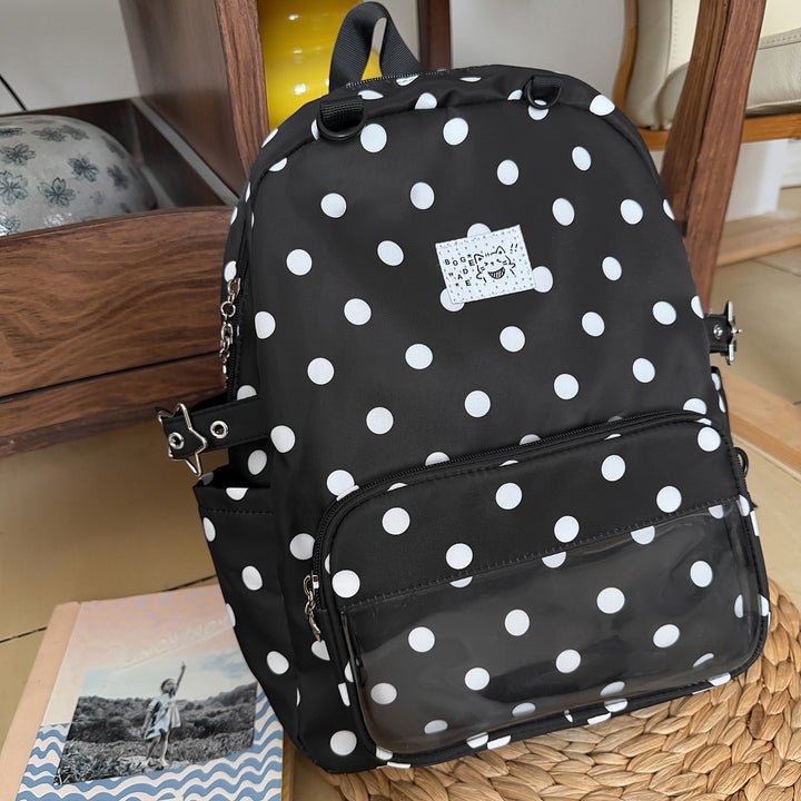 Polka Dot Patterned School Backpack Kalsten
