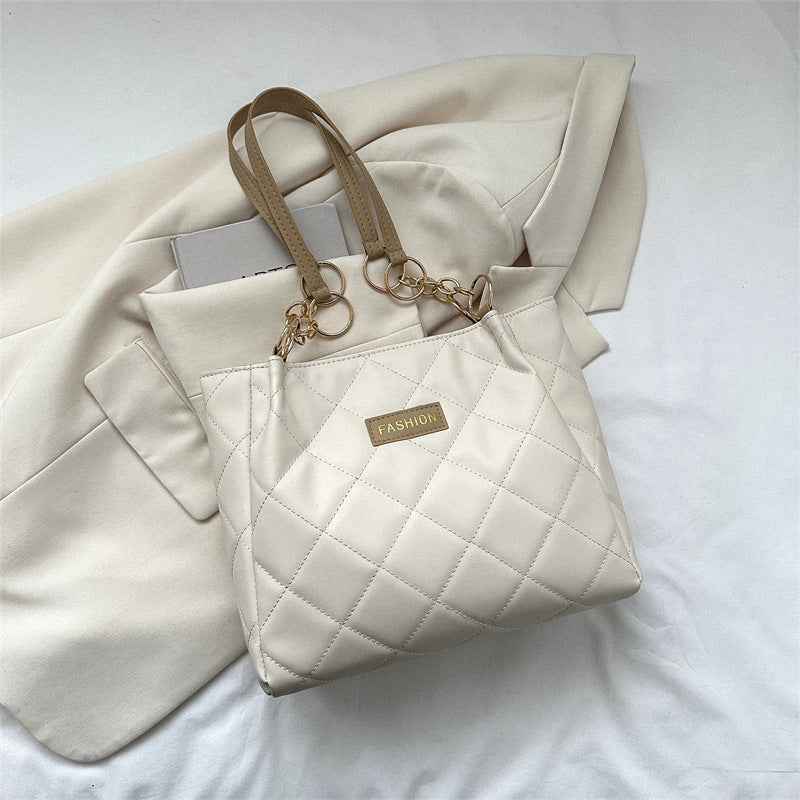Elegant Quilted Tote Bag Kalsten