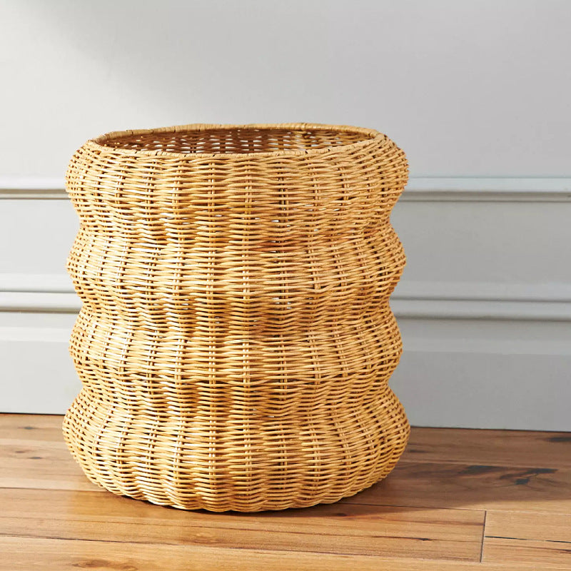 Stylish basket made of woven natural material Kalsten