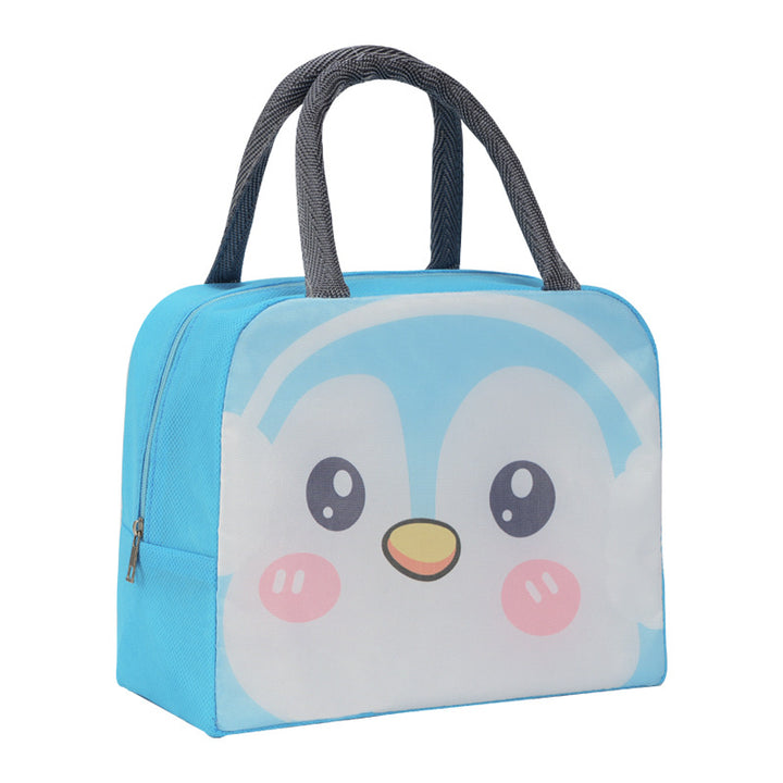 Cute Penguin-Themed Insulated Lunch Tote