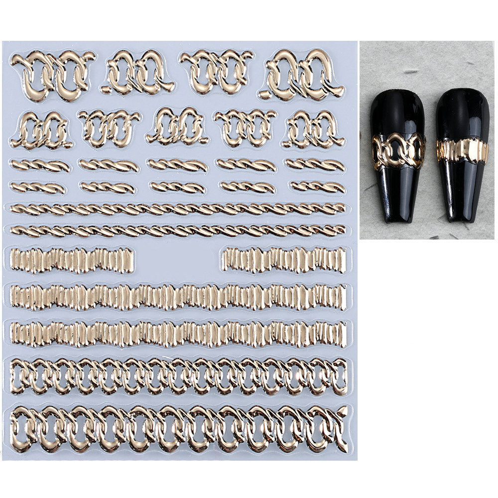 Metallic Nail Art Striping Tape