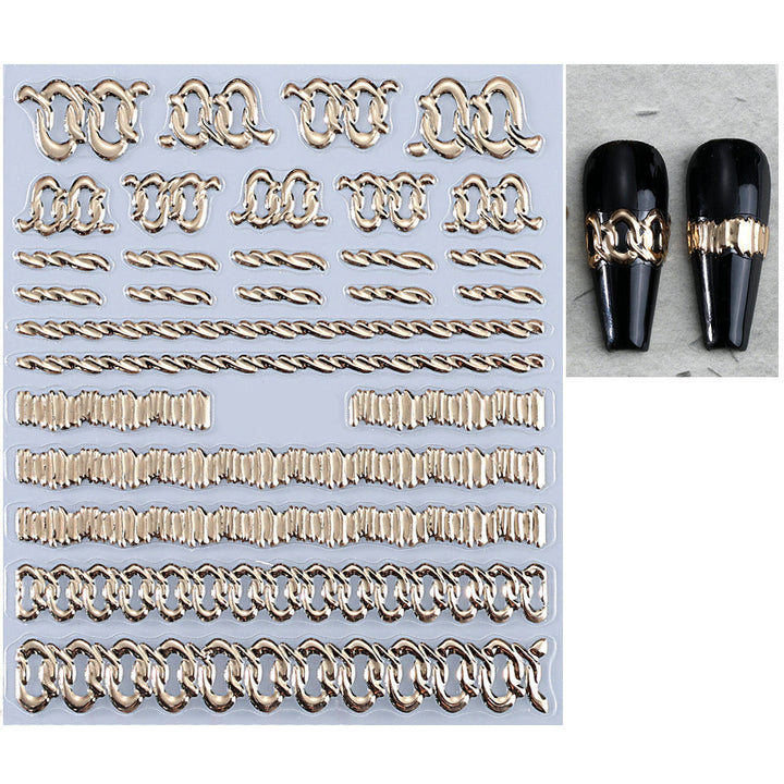 Metallic Nail Art Striping Tape