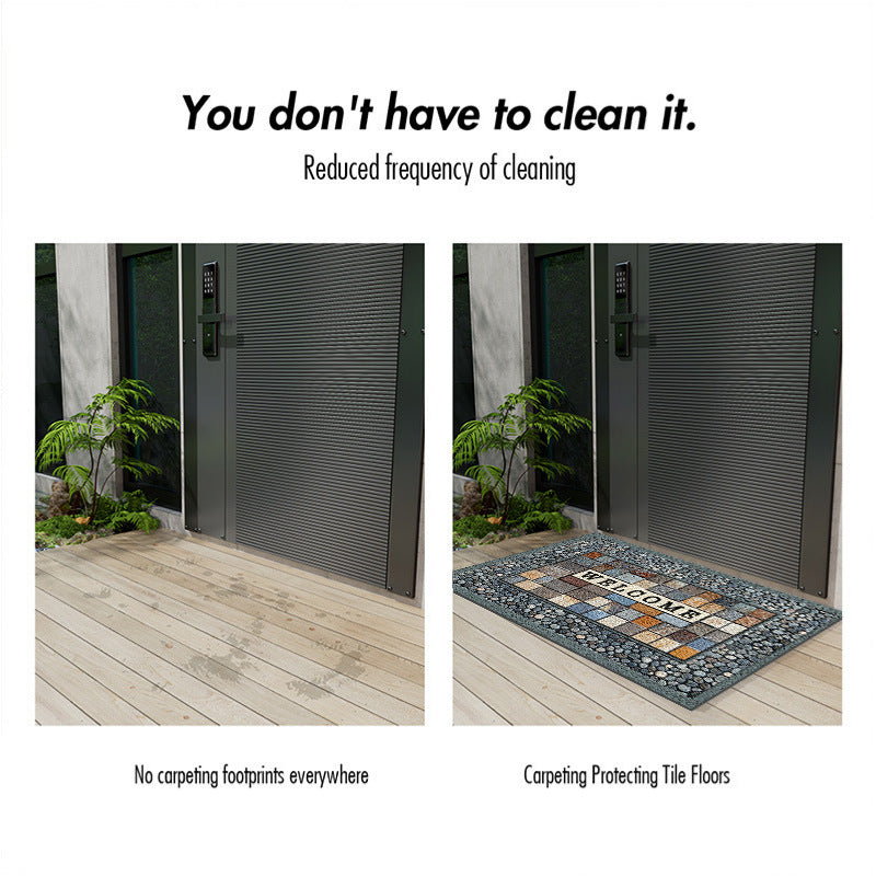 Decorative Bird-Themed Welcome Mat