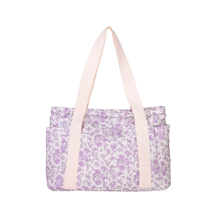 Stylish Floral Print Weekend Tote