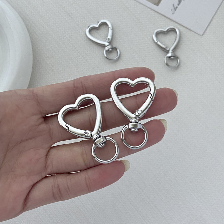 Heart-Shaped Clip Hook Keychain Kalsten