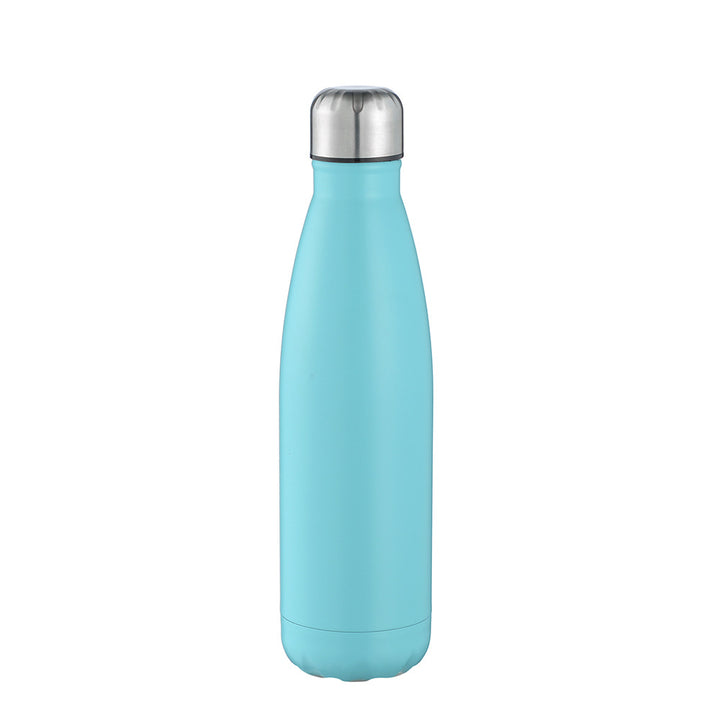 Unisex double-walled insulated bottle made of stainless steel with vacuum insulation and leak-proof screw cap Kalsten
