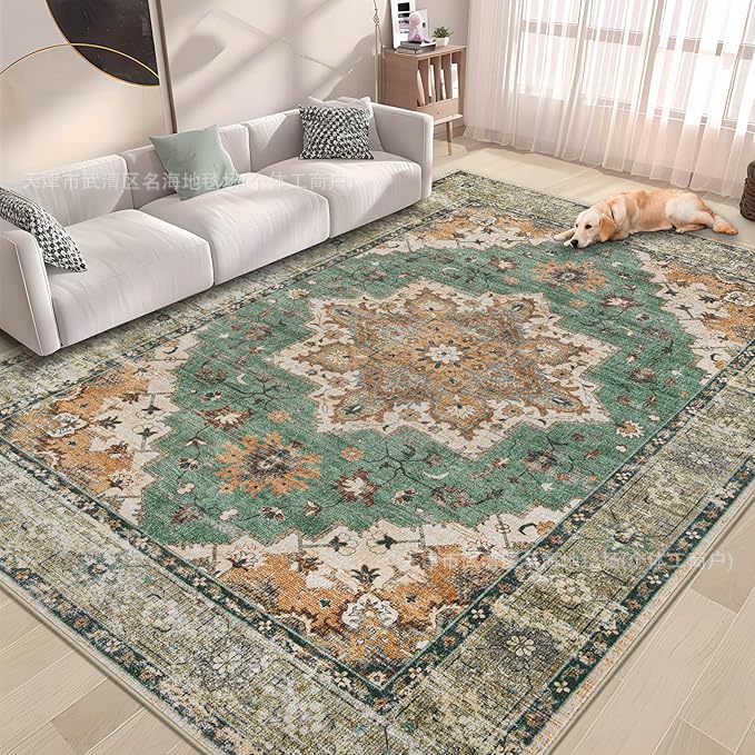 Vintage-Inspired Plush Area Rug
