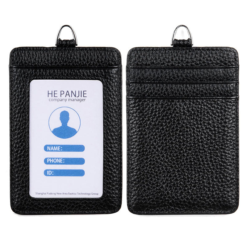 Versatile RFID-Blocking Leather ID Card Holder Kalsten