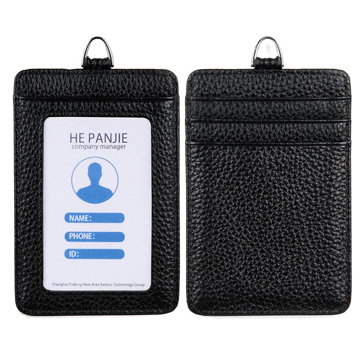 Versatile RFID-Blocking Leather ID Card Holder Kalsten