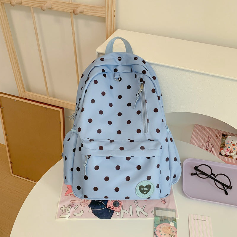 Trendy Polka Dot Backpack Kalsten